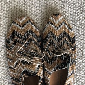 Sparkley Anthropologie Flats